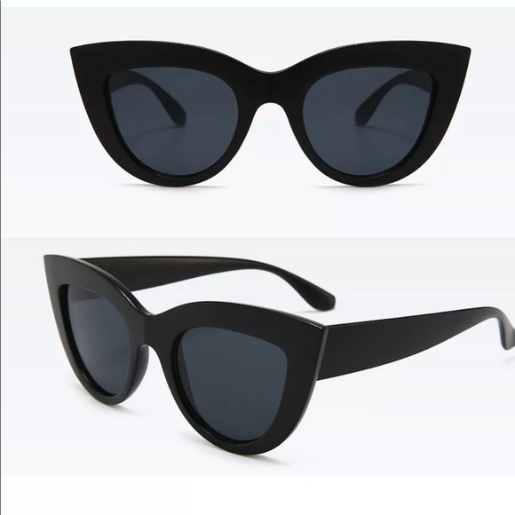 Awesome Cat Eye Triangle Sunglasses - Picture 2 of 6